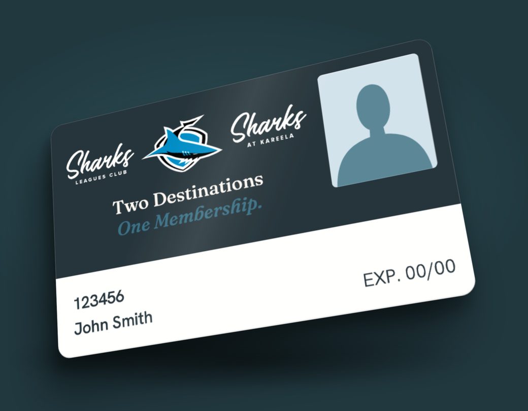 Sharks Leagues Club and Sharks at Kareela membership card